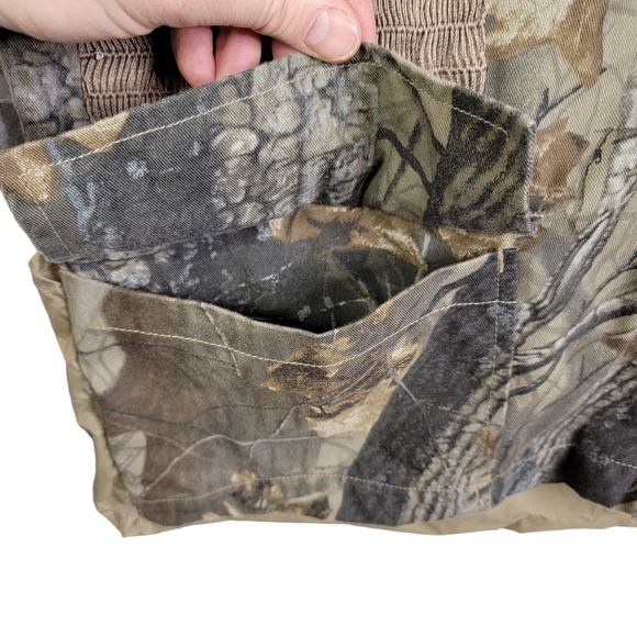 Saftbak Vintage Duck Hunting Camoflage Camo Woodland Print Vest L - Picture 5 of 15